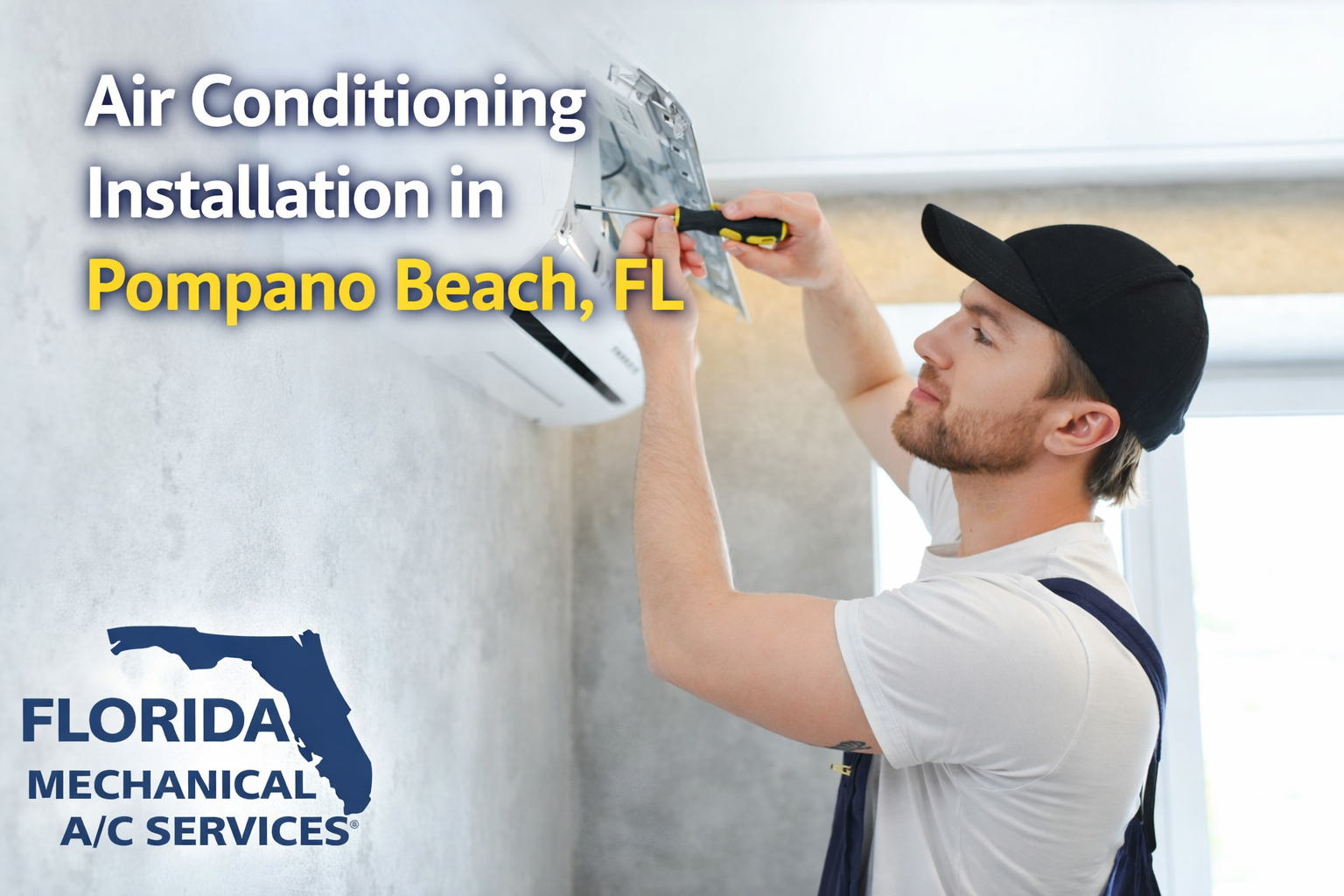 Air conditioning installation in Pompano Beach, FL