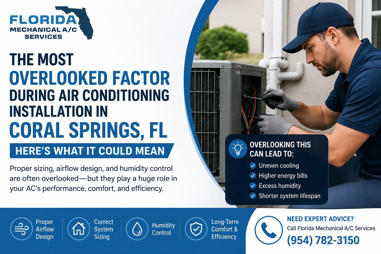 Air conditioning installation in Coral Springs