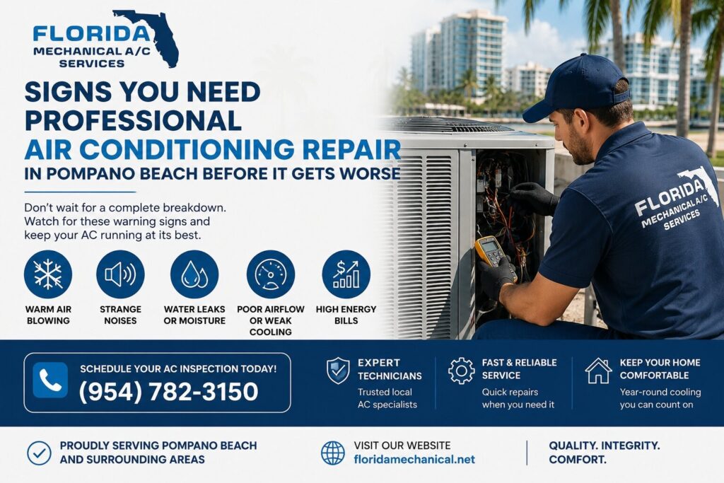 Air conditioning repair in Pompano Beach, FL